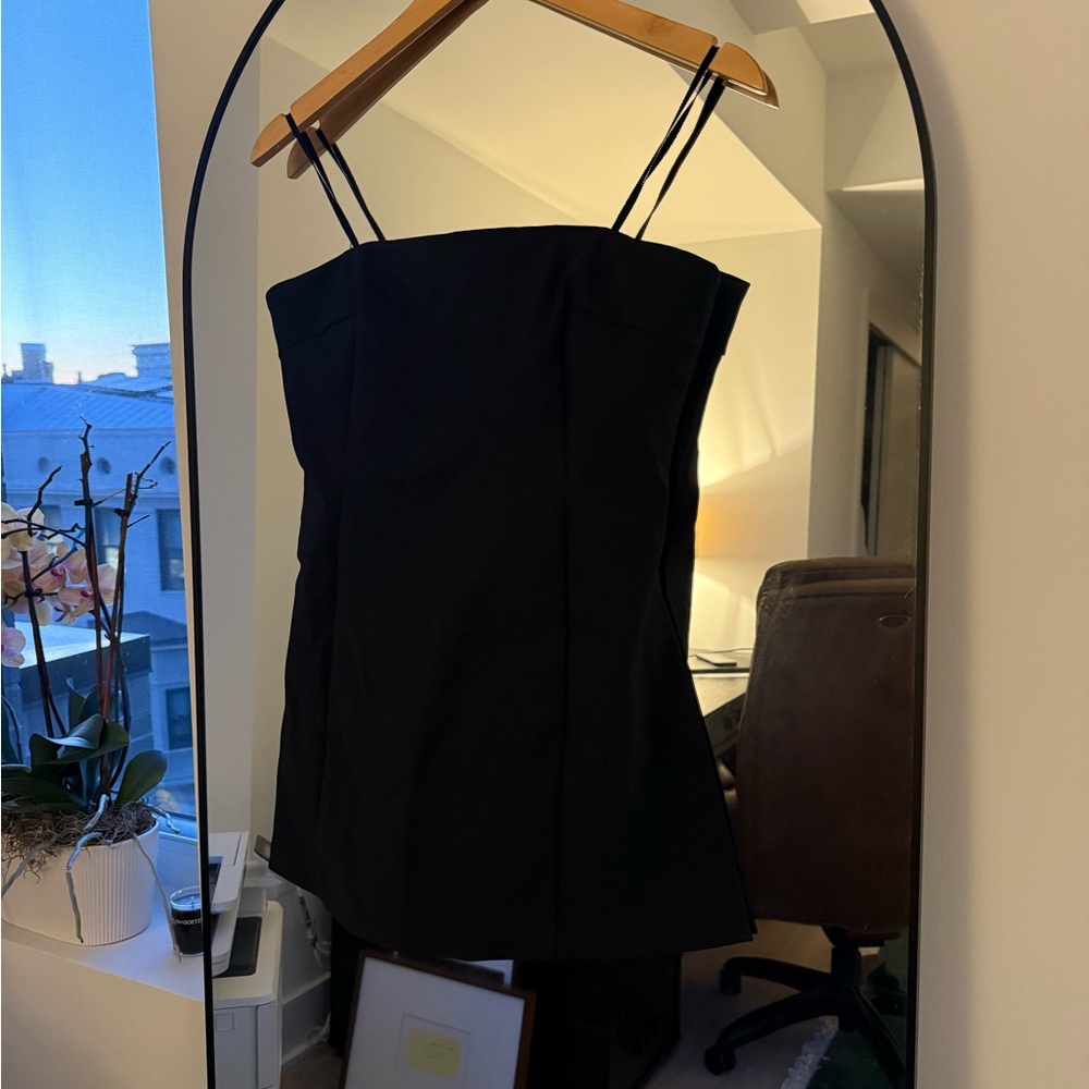 Eaves Bennet Tech Suiting Top in Black Size Medium